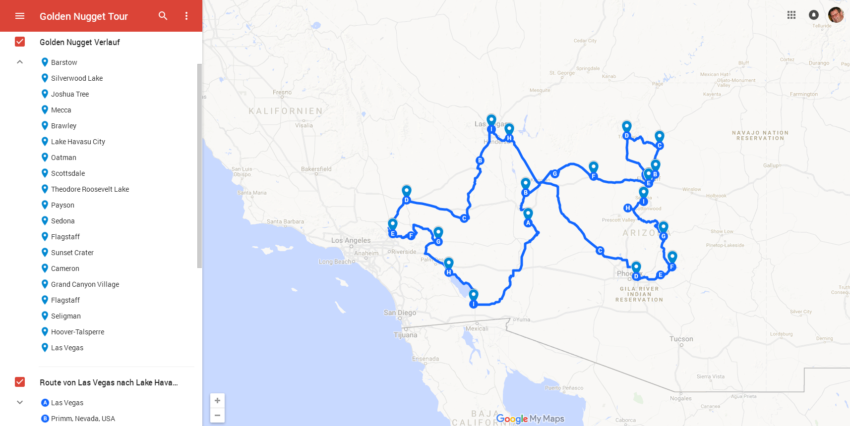 Golden Nugget Tour - Amerika Heller Motorrad-Reisen