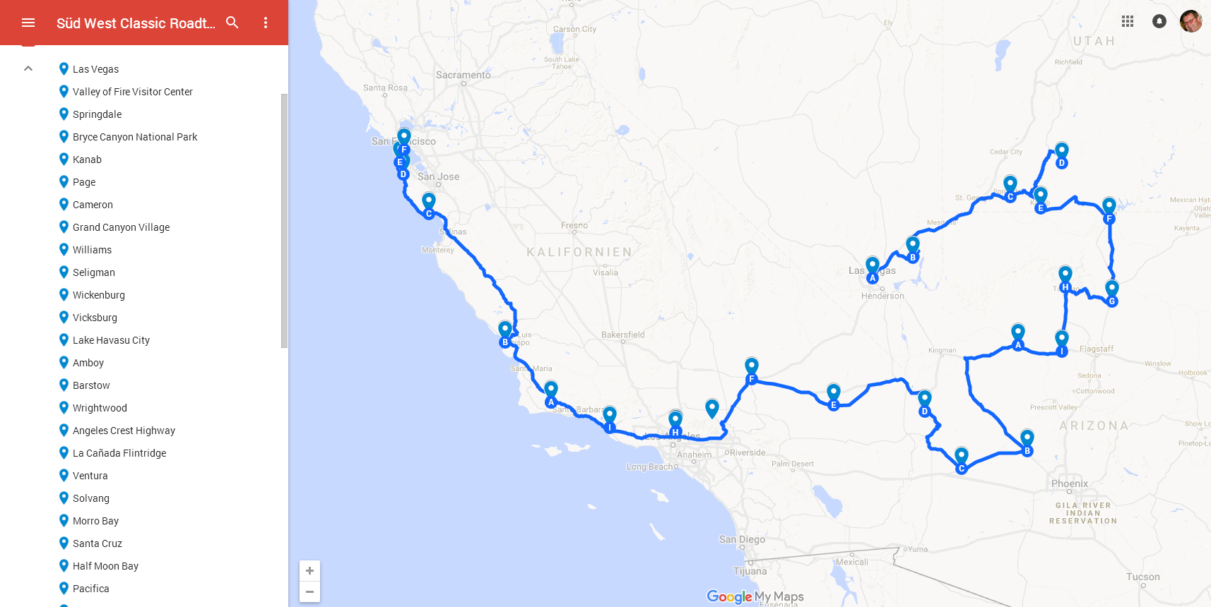 Süd West Classic Roadtrip - Amerika Heller Motorrad-Reisen