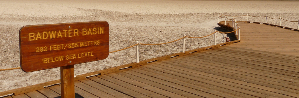 Death Valley - Badwater - Motorradresisen USA