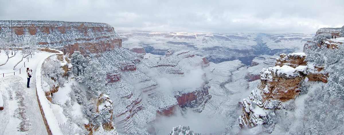 Grand Canyon Schnee